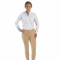 Royal Highness Equestrian Ladies Euroseat Knee Patch Breeches
