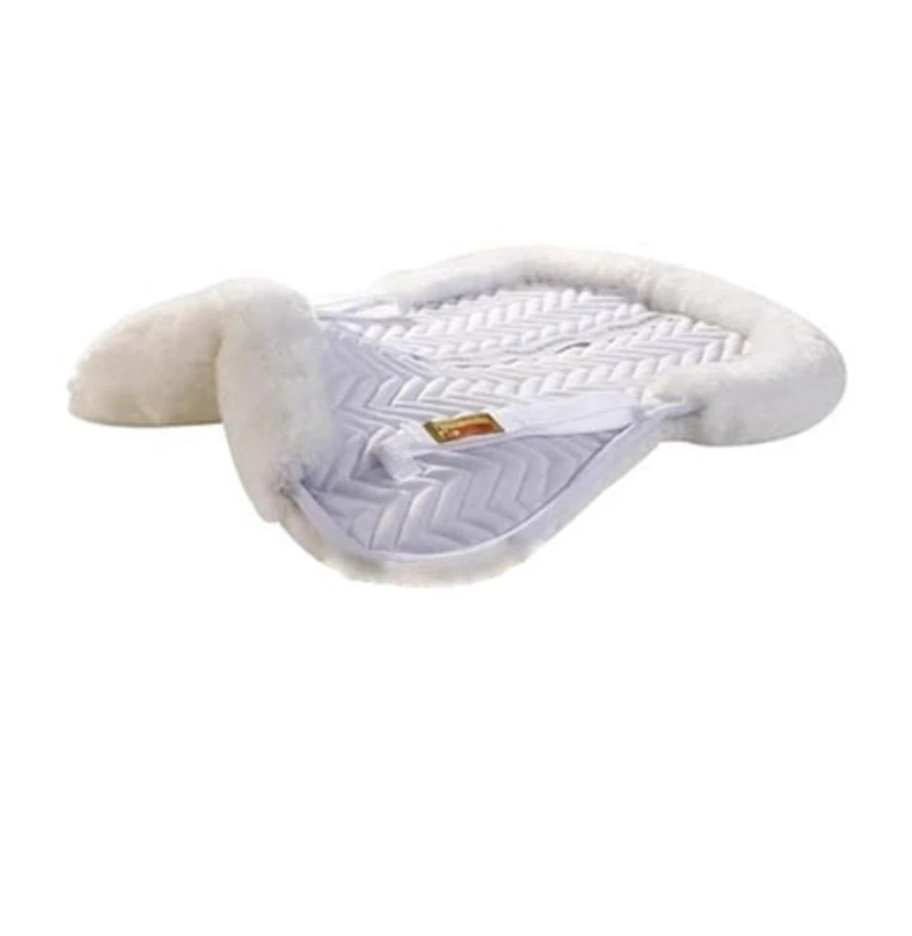 Fleeceworks Sheepskin Perfect Balance Halfpad With Rolled Edge