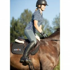 Kerrits Women's Flow Rise Performance Knee Patch Tight Solids Breeches
