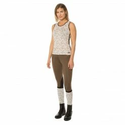 Kerrits Women's Flow Rise Performance Knee Patch Tight Solids Breeches