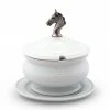 Arthur Court Porcelain Lidded Bowl-Horse