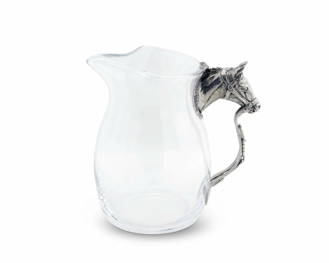 Arthur Court Horse Head Pitcher Equestrian Decor