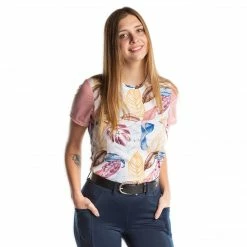 Shirts & Tops Hannah Childs Women's Shannon Short Sleeve Mesh Tee