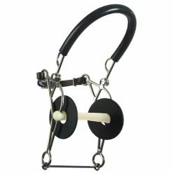 English Riding Supply Happy Mouth Ribbed Mouth Hackamore Bit
