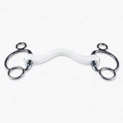 Equine Industries Horse Bits Trust Inno Sense 2.5 Ring Eggbutt Medium Port