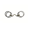 French Equestrian Jump'in High Port Jointed German 3-Ring Bit