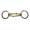 French Equestrian Jump'in Double Mouthpiece Loose Ring Bit