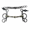 French Equestrian Jump' In Twisted Short Shank Pelham Bit Horse Bits