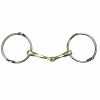 French Equestrian Jump' In Slow Twist Loose Ring Gag Bit