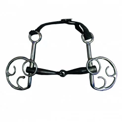 French Equestrian Horse Bits Jump'in Blue Steel Goyo Aga Bit