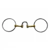French Equestrian Jump'in High Port Loose Ring Bit Horse Bits