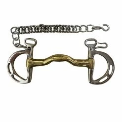 French Equestrian Horse Bits Jump'in Forward Tilted Port Bit