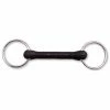 Jacks Mfg Rubber Covered Mouth Loose Ring Snaffle Bit Horse Bits