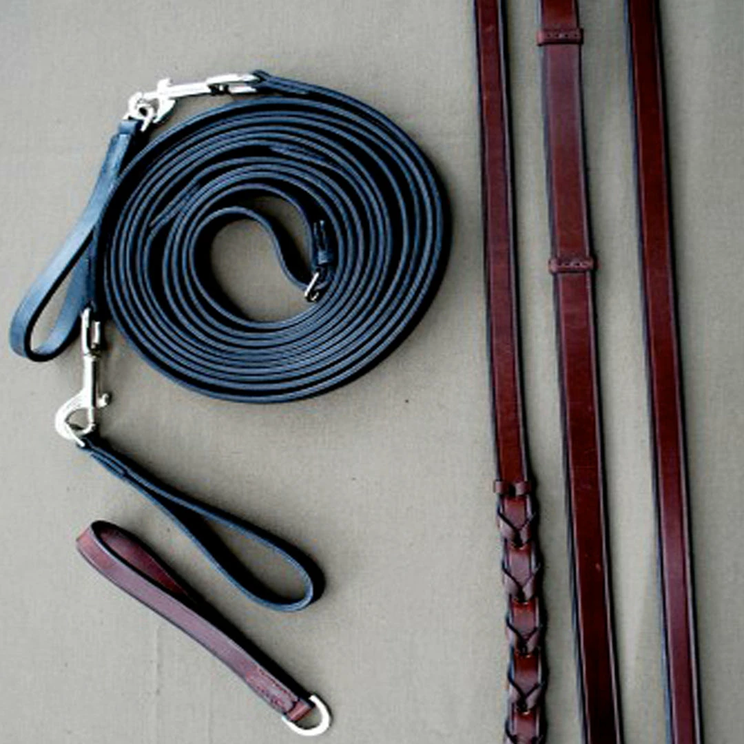 Horse Training Equipment Red Barn By KL Select Draw Reins