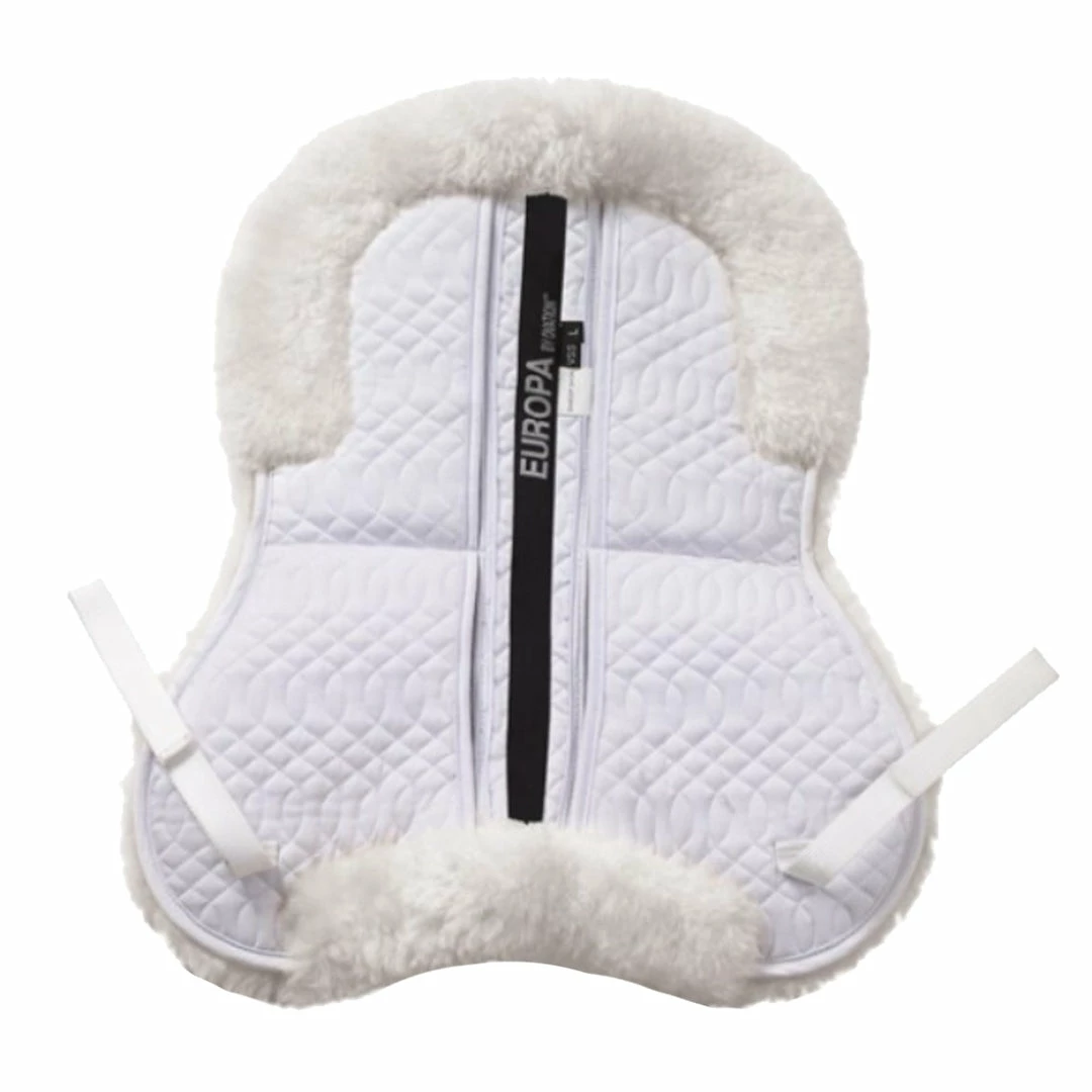 English Riding Supply Ovation Europa Sheepskin 4-Shim Half Pad