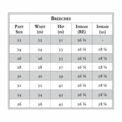 R.J. Classics Equestrian Apparel Breeches RJ Classics Anna Ladies' Mid-Rise Front Zip Breech