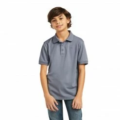 Children's Tops Ariat Boy's Tek Polo
