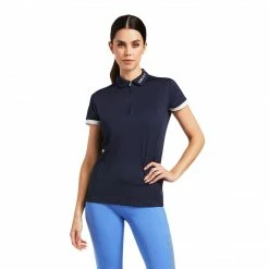 Shirts & Tops Ariat Women's Bandera 1/4 Zip Short Sleeve Polo Shirt
