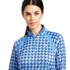 Baselayers Ariat Women's Sunstopper 2.0 1/4 Zip Baselayer Long Sleeve