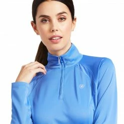 Baselayers Ariat Women's Sunstopper 2.0 1/4 Zip Baselayer Long Sleeve