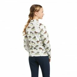 Children's Tops Ariat Youth Sunstopper 2.0 1/4 Zip Baselayer Print