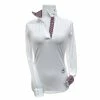 Show Shirts Essex Classics Ladies "Owls" Talent Yarn Wrap Collar Long Sleeve Show Shirt