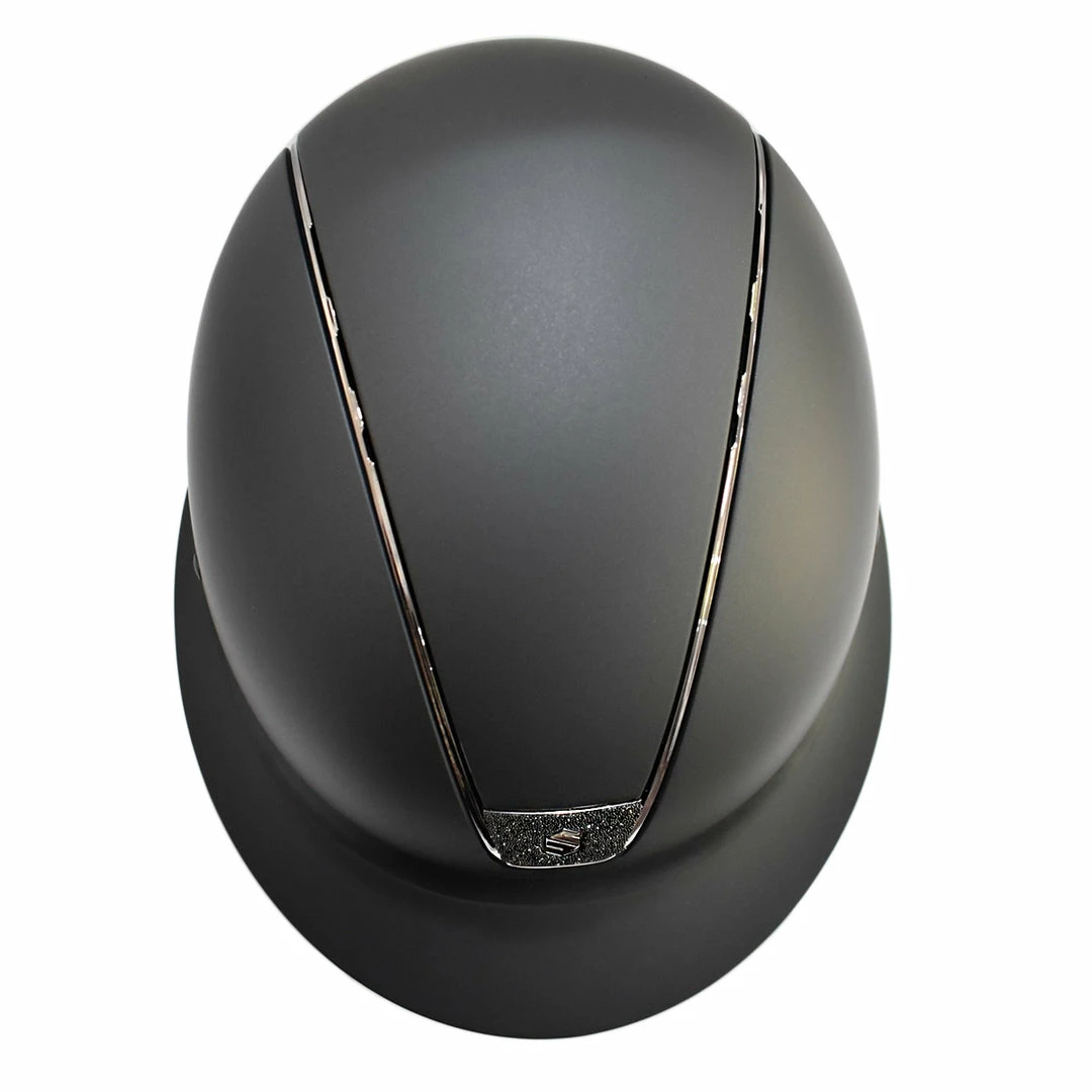 Samshield Custom Miss Shield Matte Black Chrome Black Blazon Crystal Helmet