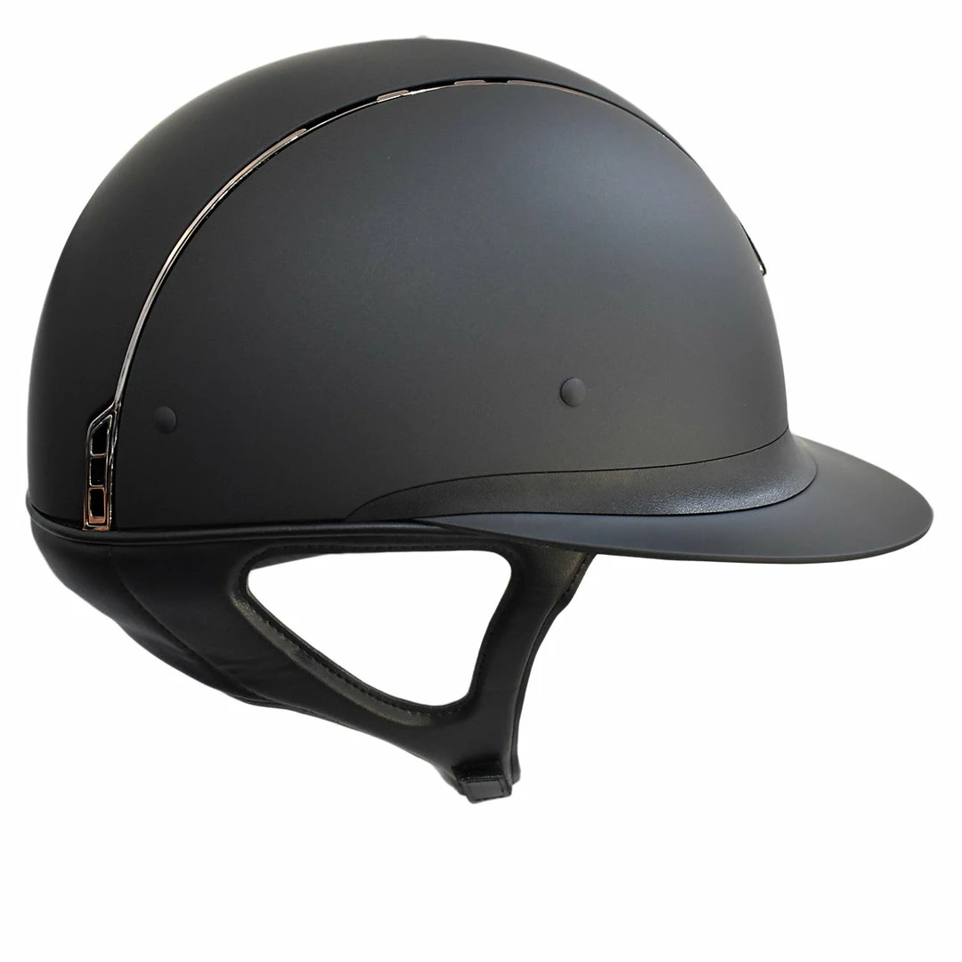 Samshield Custom Miss Shield Matte Black Chrome Black Blazon Crystal Helmet