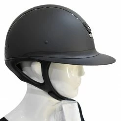 Samshield Custom Miss Shield Matte Black Chrome Black Blazon Crystal Helmet