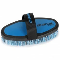 Shires Equestrian Products EZI-GROOM Grip Body Brush Grooming
