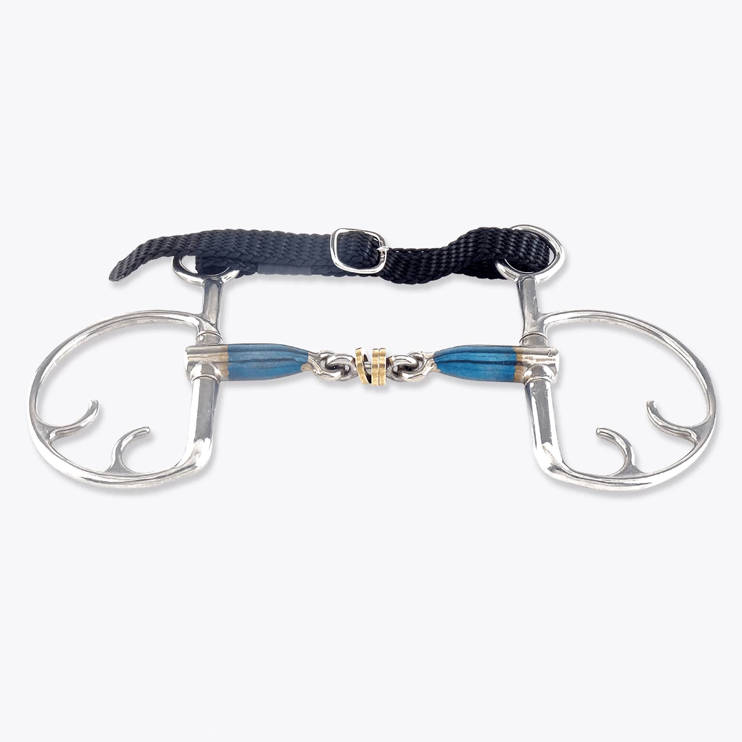 Equine Industries Horse Bits Trust Sweet Iron Kimblehook Brass Ring