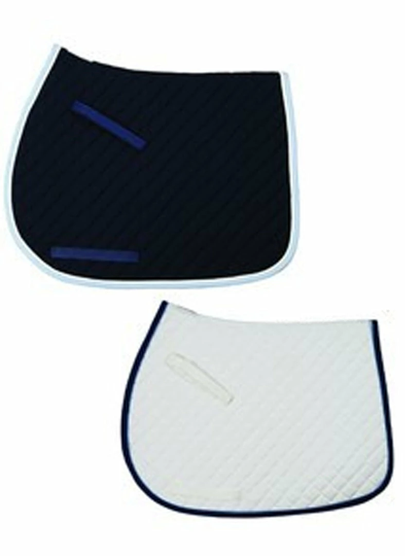 JPC Equestrian Saddle Pads & Fittings TuffRider Basic All Purpose Pad With Trim And Piping