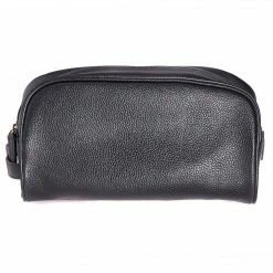 Barbour Leather Wash Bag