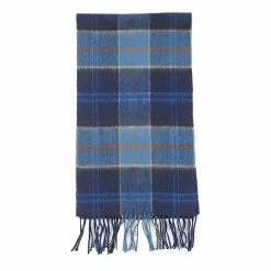 Barbour Merino Cashmere Tartan Scarf Equestrian Outerwear