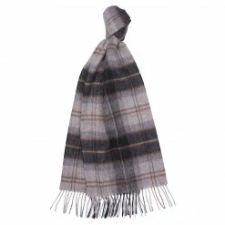 Barbour Merino Cashmere Tartan Scarf Equestrian Outerwear