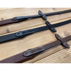 French Equestrian Jump'in 5/8" Rubber Reins - One Collection