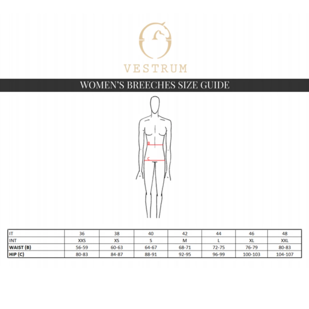 Vestrum Women's Syracuse Knee Patch Breeches - Core Colors