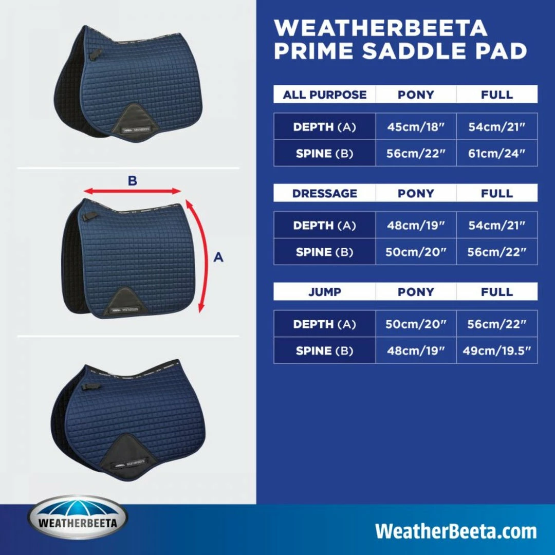 Saddle Pads & Fittings Weatherbeeta Prime All Purpose Ombre Saddle Pad