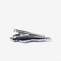 Wild Attire Inc. Wild Horses Antiquated Silver Metal Tie Bar