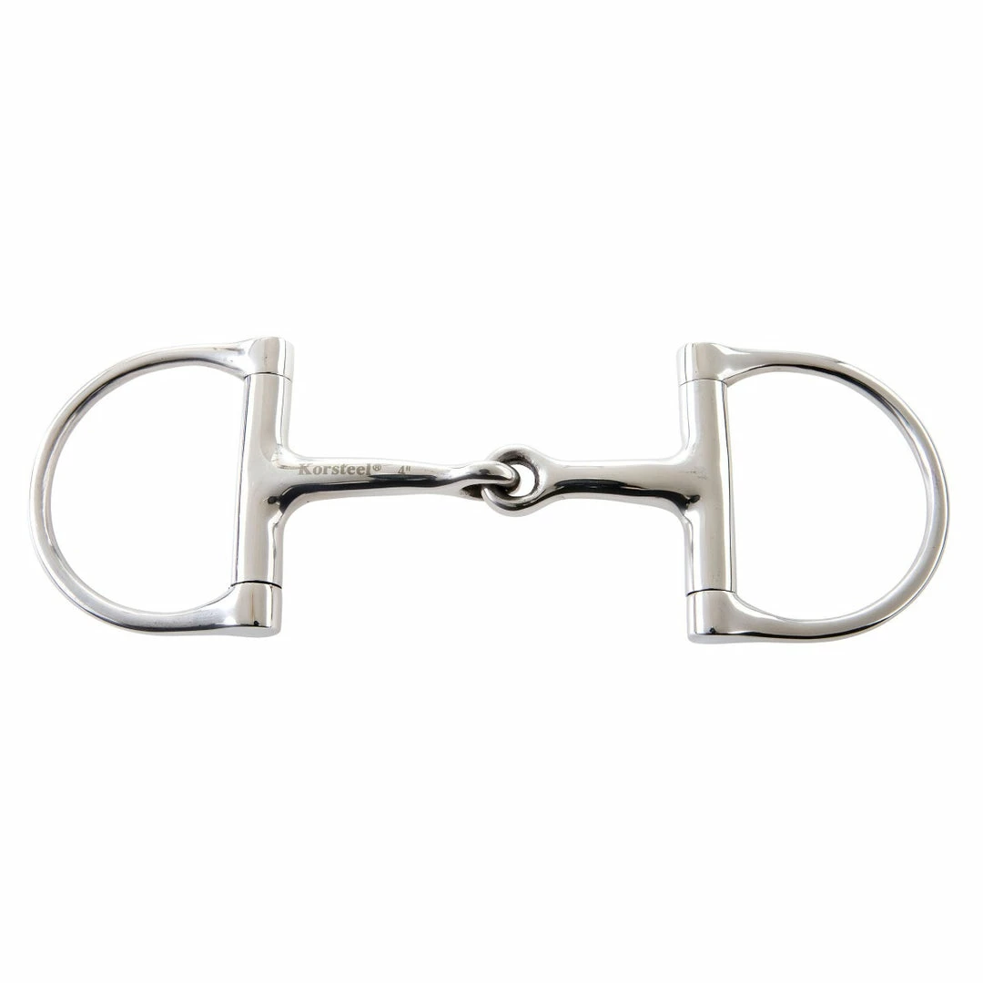 Weatherbeeta Horse Bits Korsteel Stainless Steel Jointed Dee Ring Snaffle Bit