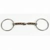 Partrade Metalab Mac-Genis Copper Rollers Loose Ring Snaffle Bit Horse Bits