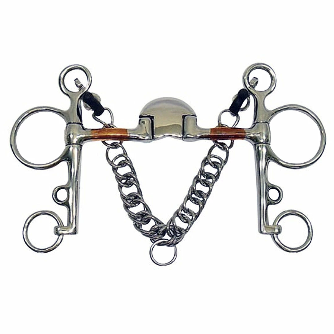 English Riding Supply Metalab Magic Pelham Correction Mouth Bit