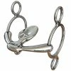 Jacks Mfg WTP Winning Tongue Plate 3 Ring Elevator Leverage Bit With Extended Plate Horse Bits