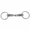 Jacks Mfg Horse Bits Hollow Mouth Loose Ring Snaffle Bit