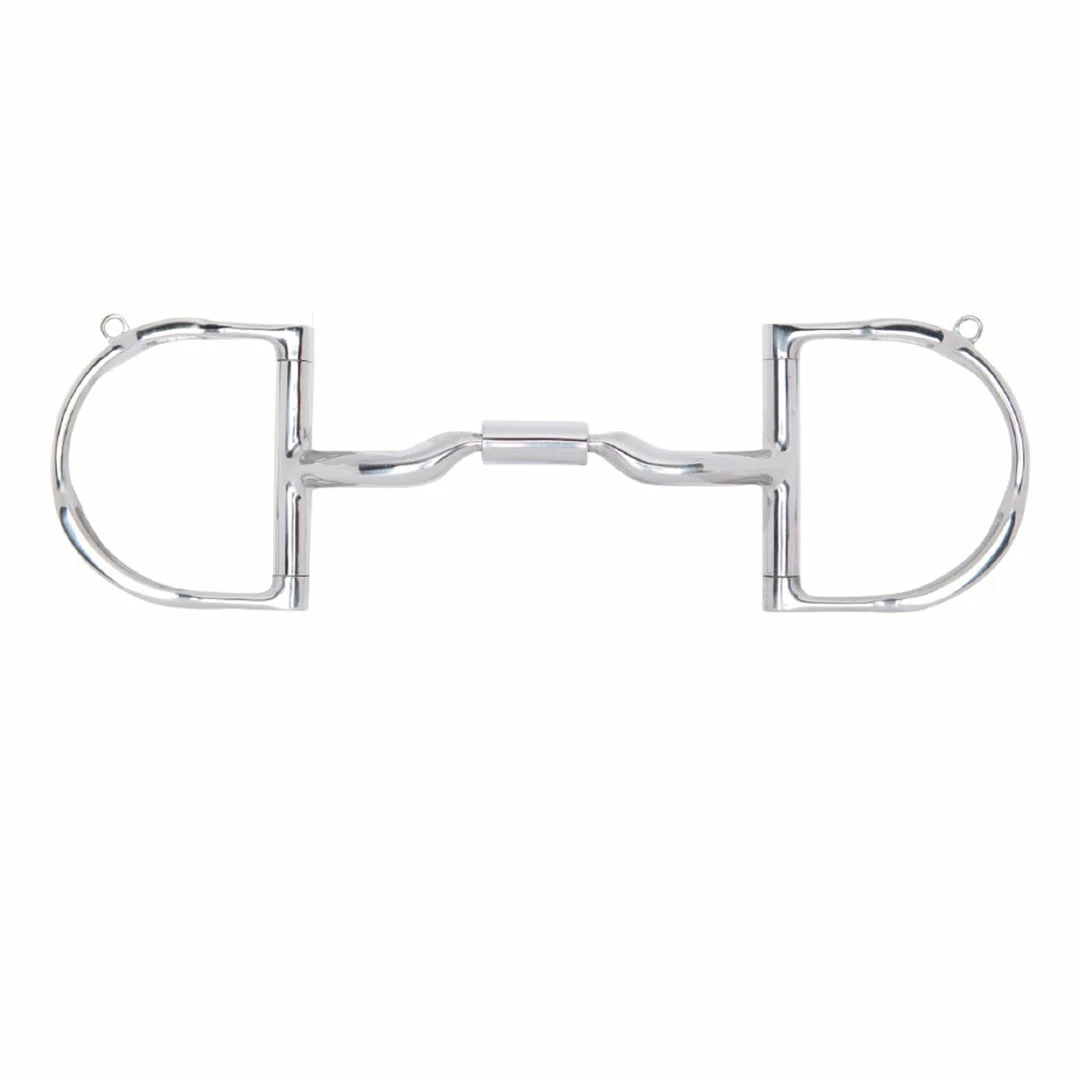 Toklat Originals Myler 3 3/8" Medium Dee With Hooks With Low Port Comfort Snaffle MB 04 Horse Bits