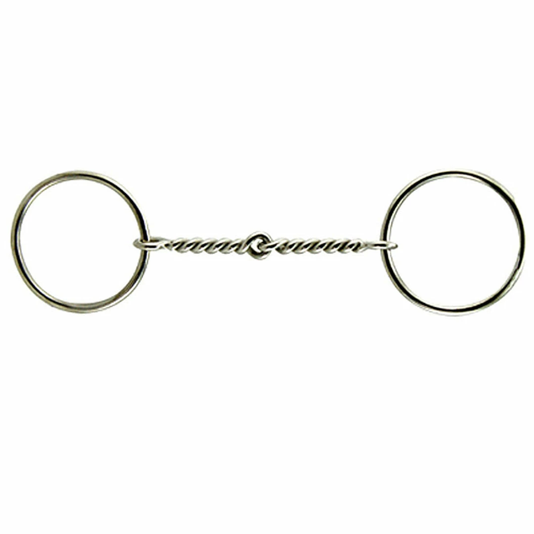 Intrepid Horse Bits Coronet Single Twisted Wire Loose Ring Snaffle Bit