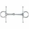 Toklat Originals Horse Bits Toklat Pony Stainless Steel Corkscrew Snaffle Full Cheek