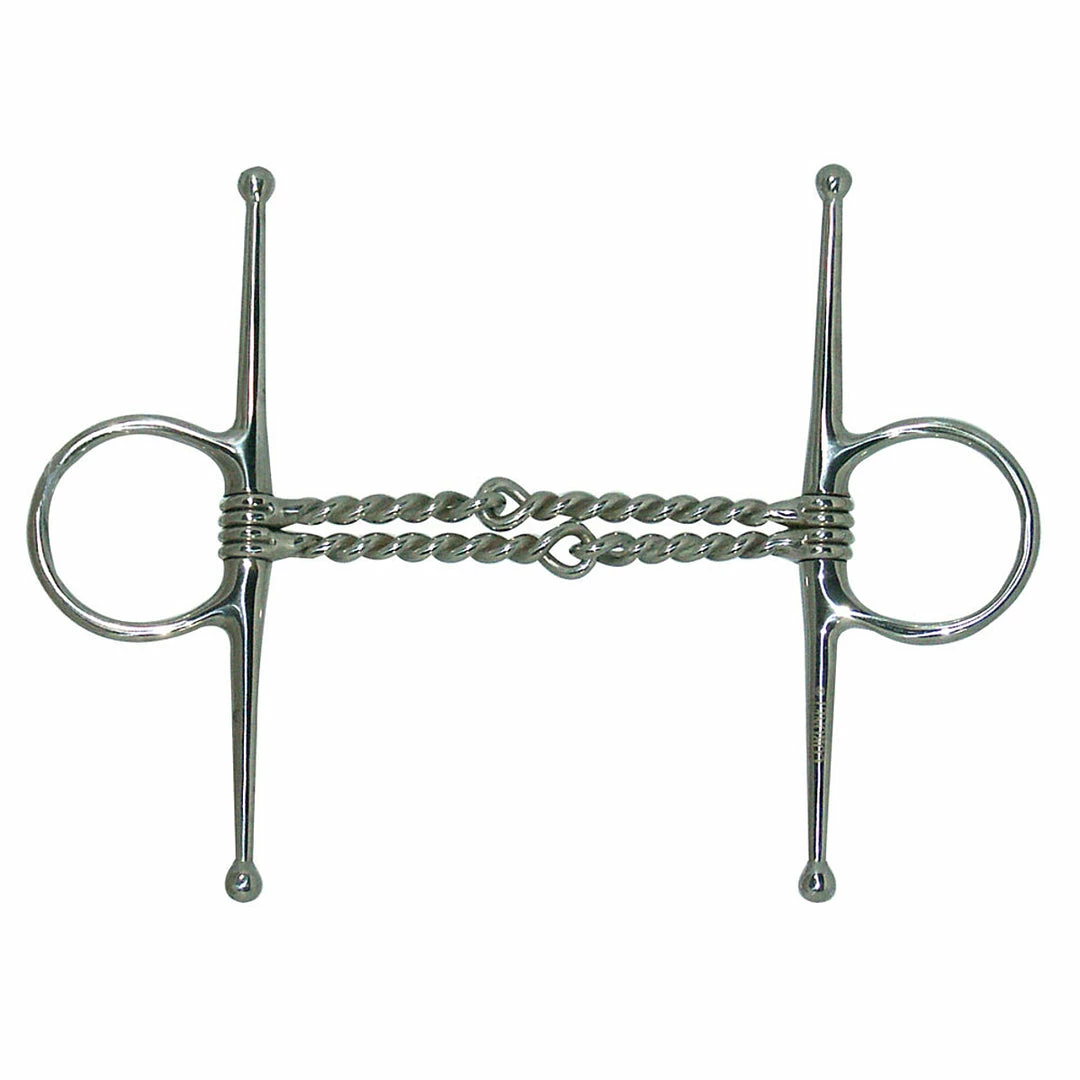 Intrepid Coronet Double Twisted Wire Full Cheek Snaffle Bit