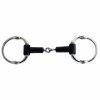 Intrepid Horse Bits Coronet Jointed Rubber Mouth Gag Bit