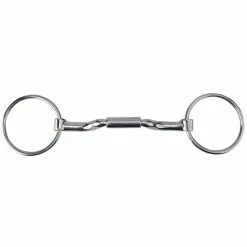 Toklat Originals Toklat Myler Bridoon With Stainless Steel Forward Tilted Port Snaffle MB 36 Horse Bits